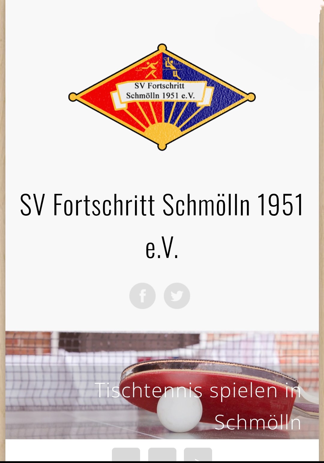 SV Fortschritt Schmölln 1951 e.V.