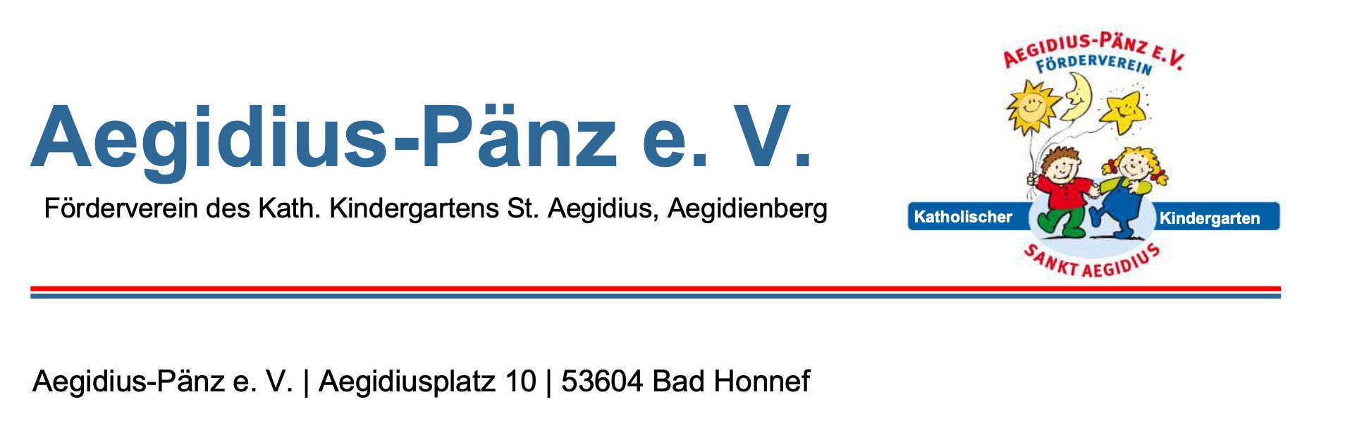 Aegidius Pänz e. V. Förderverein des kath. Kindergartens Sankt Aegidius, Aegidienberg